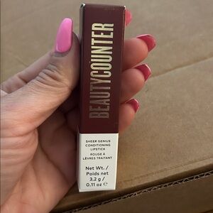 NIB Beautycounter Sheer Genius Conditioning Lipstick Raisin